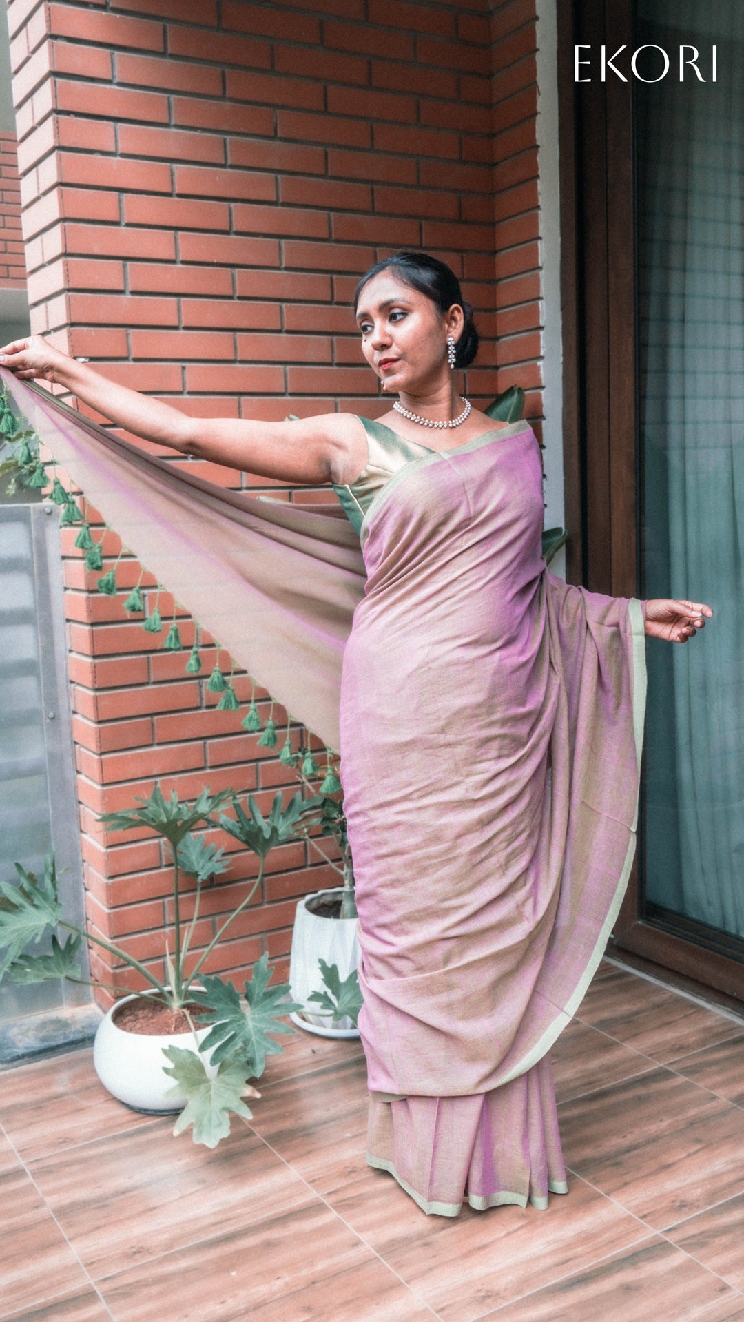 Rosy Radiance (Saree)