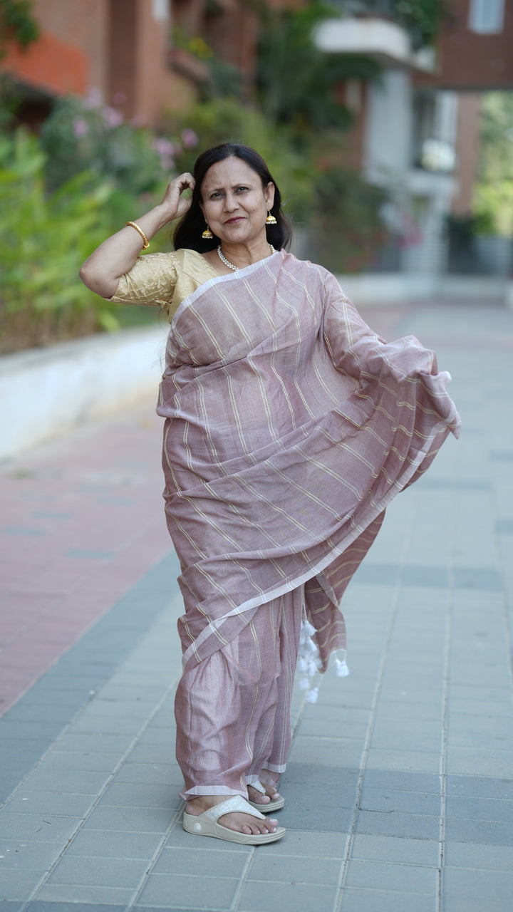 Dusty Gulab (Saree)