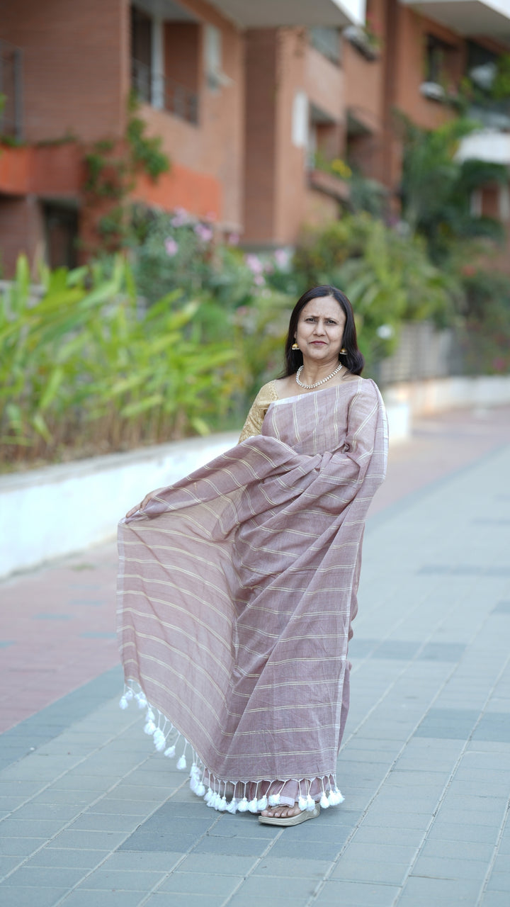 Dusty Gulab (Saree)