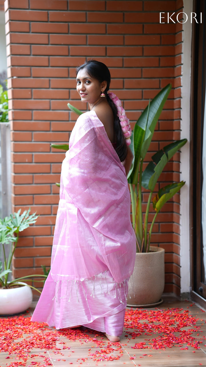 Gulabi Mehfil Tissue (Saree)