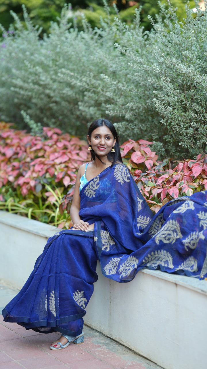 Jolchhobi Jamdani Linen (Saree)