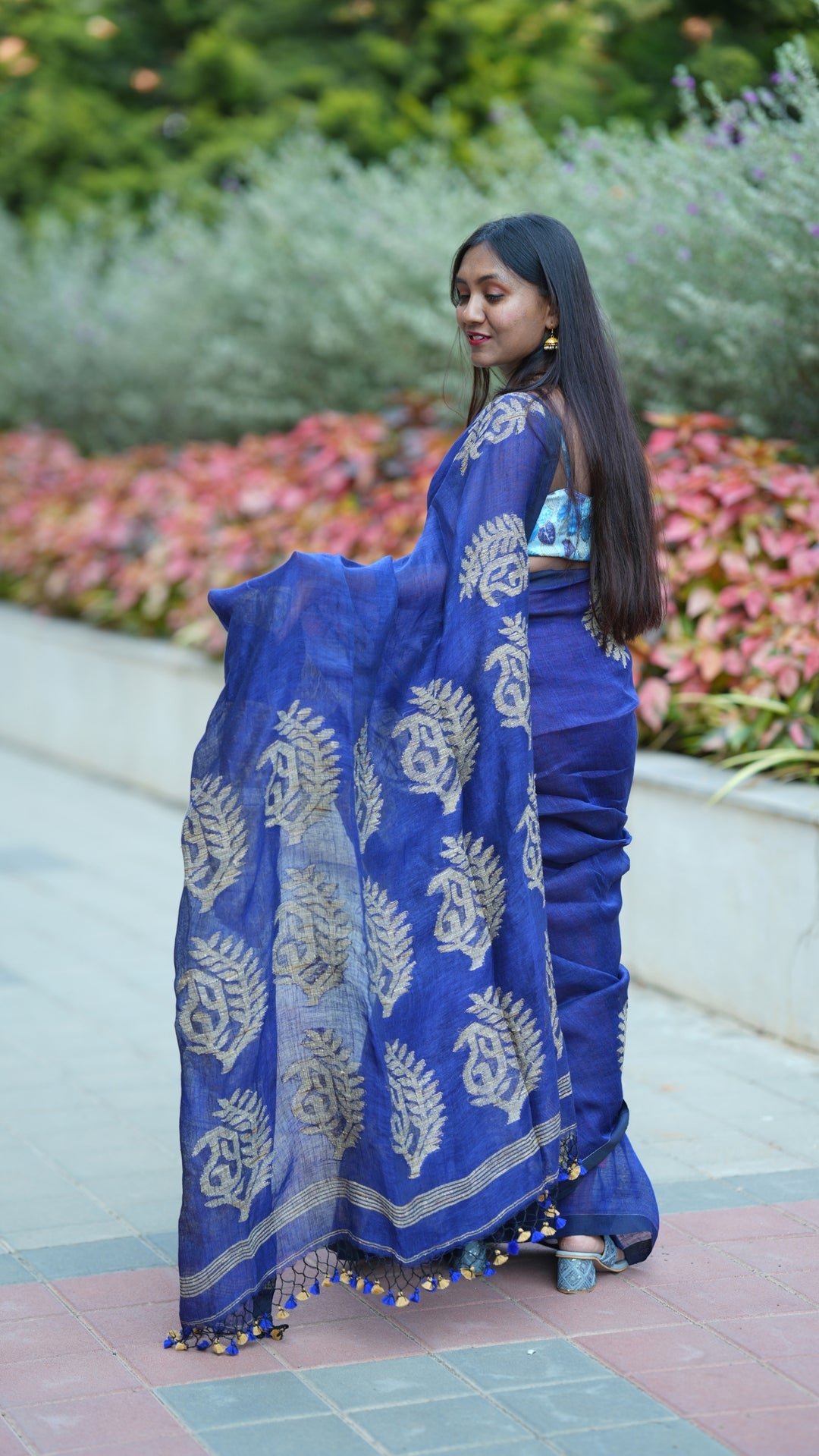 Jolchhobi Jamdani Linen (Saree)