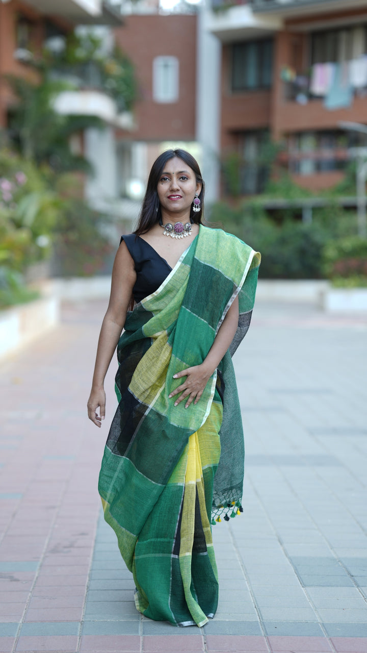 Kanak Vatika Linen (Saree)