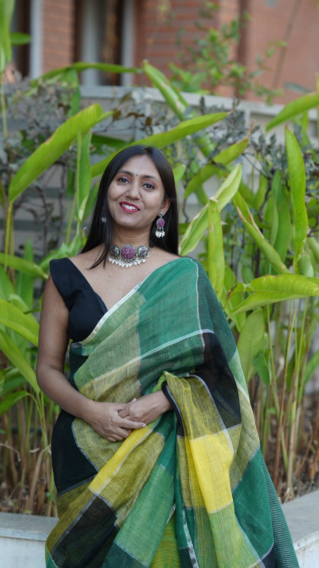 Kanak Vatika Linen (Saree)
