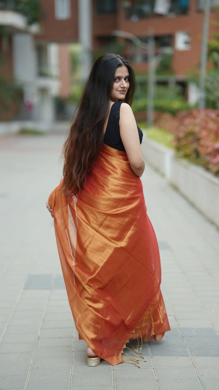 Kesariya Tissue (Saree)