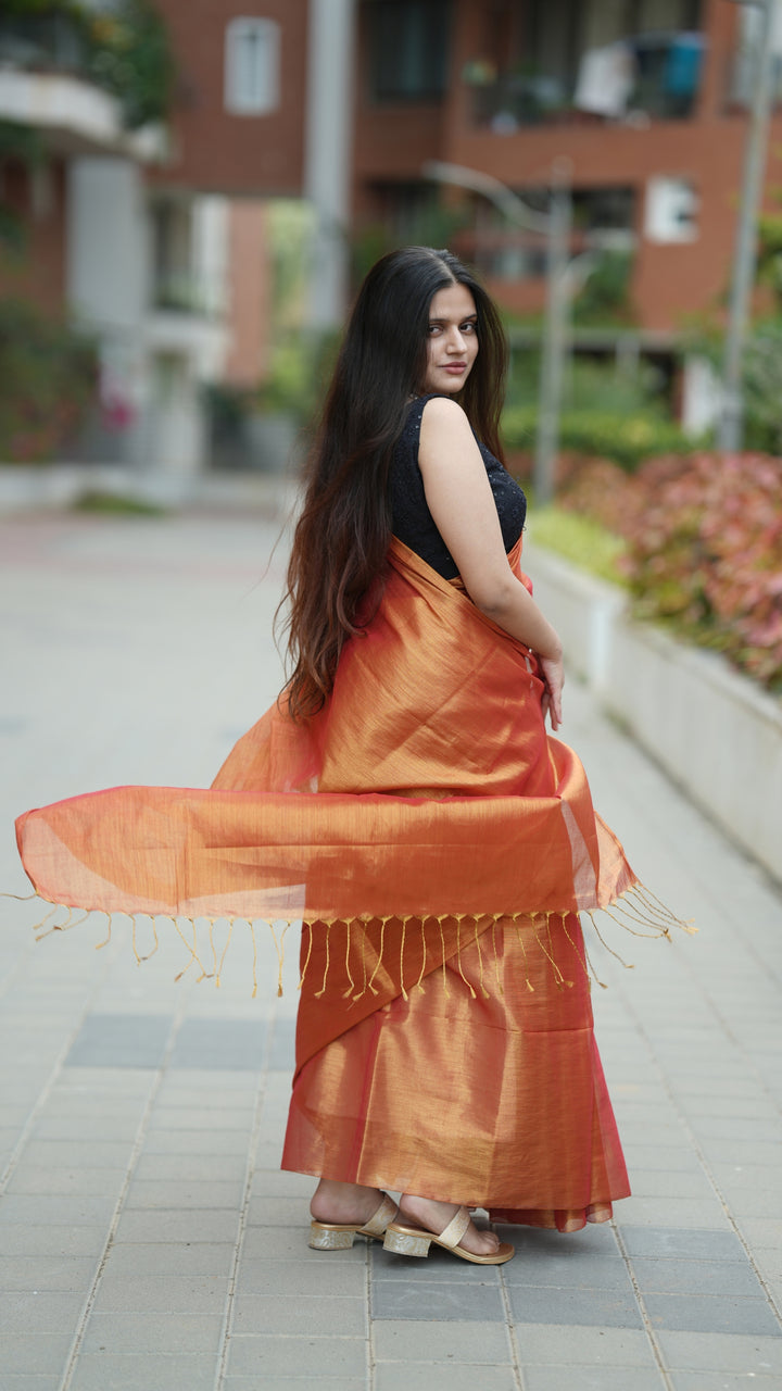 Kesariya Tissue (Saree)