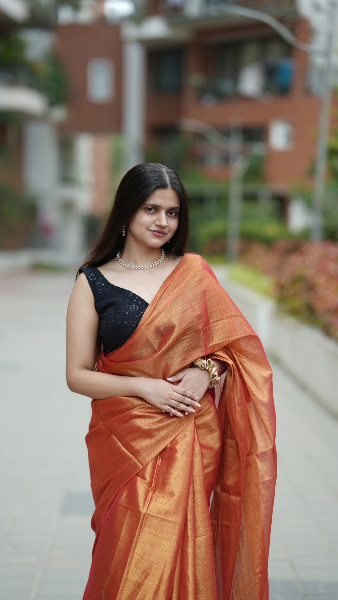Kesariya Tissue (Saree)