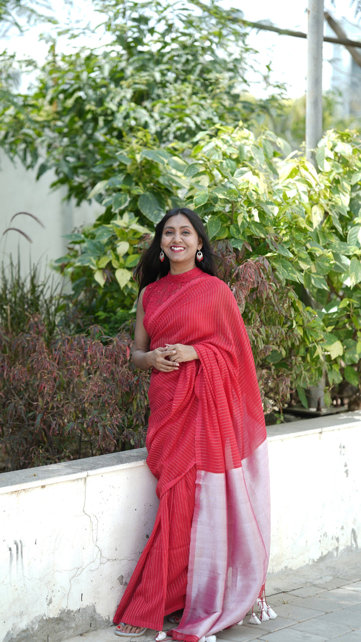 Laal Sitara (Saree)