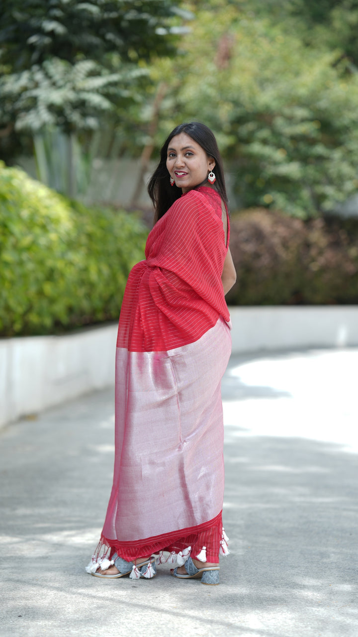 Laal Sitara (Saree)