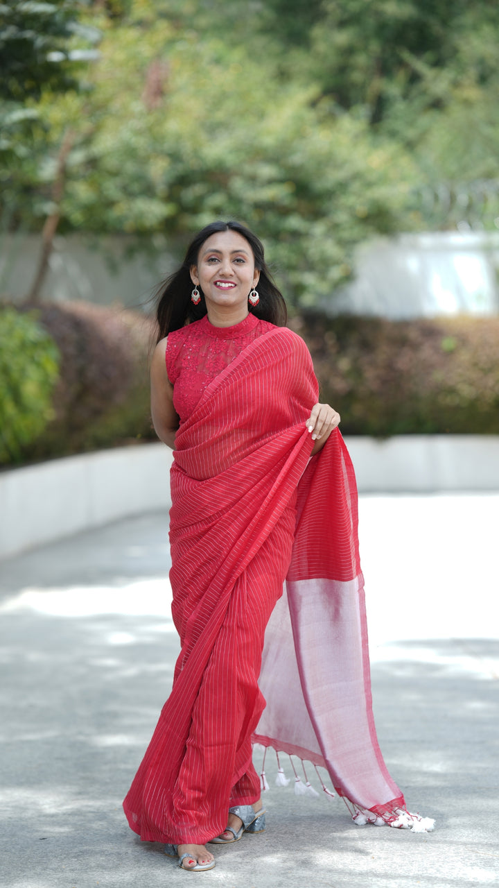 Laal Sitara (Saree)