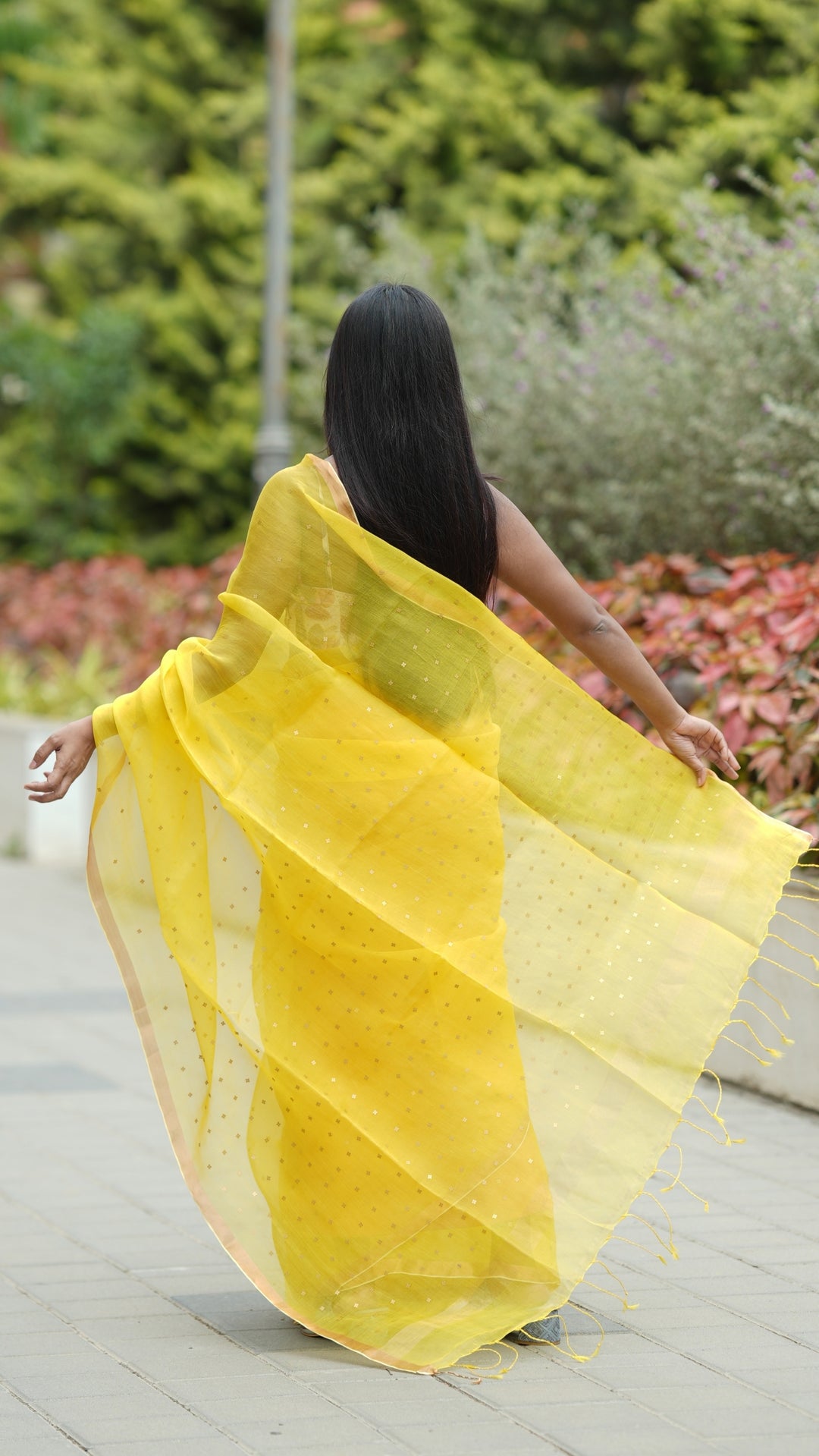 Peeli Aabroo Muslin Silk (Saree)