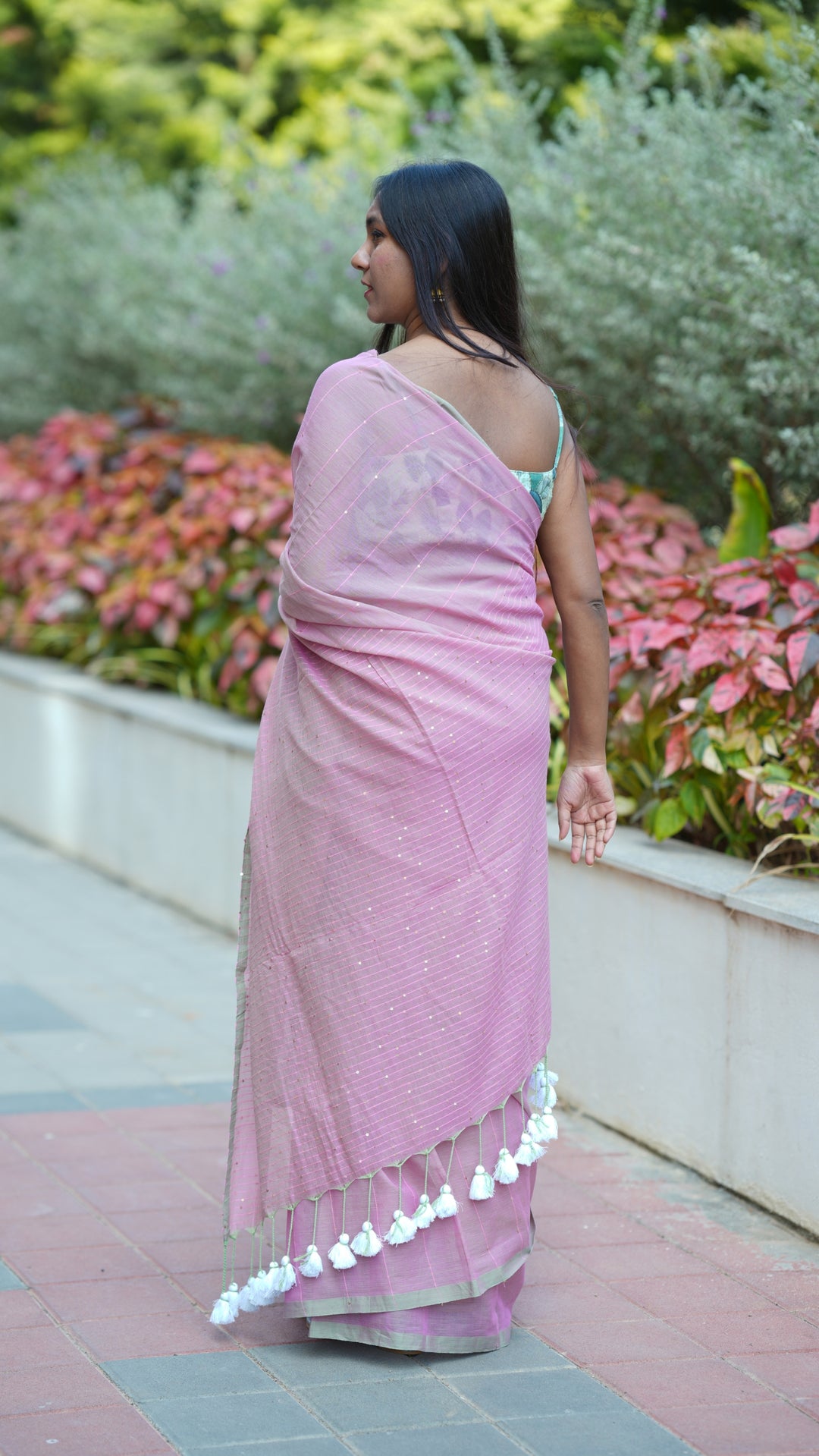 Rosedust Bloom (Saree)