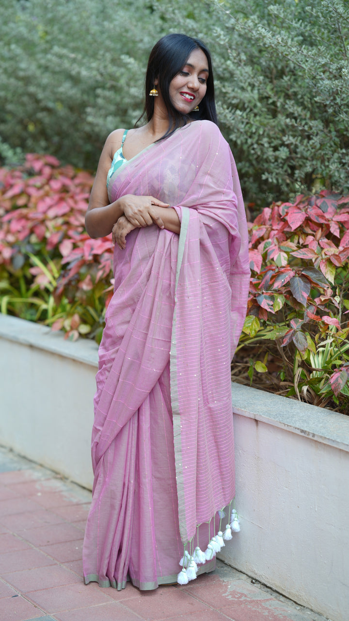 Rosedust Bloom (Saree)