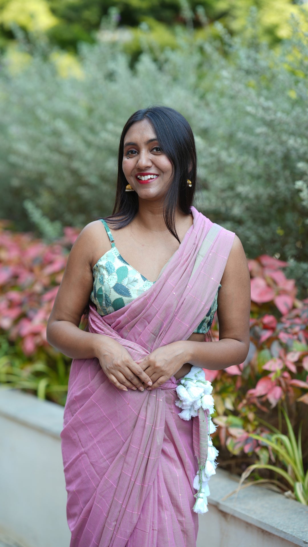 Rosedust Bloom (Saree)