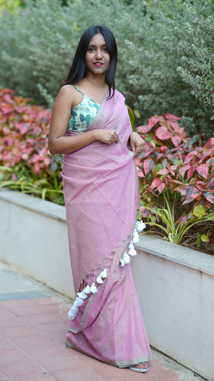 Rosedust Bloom (Saree)