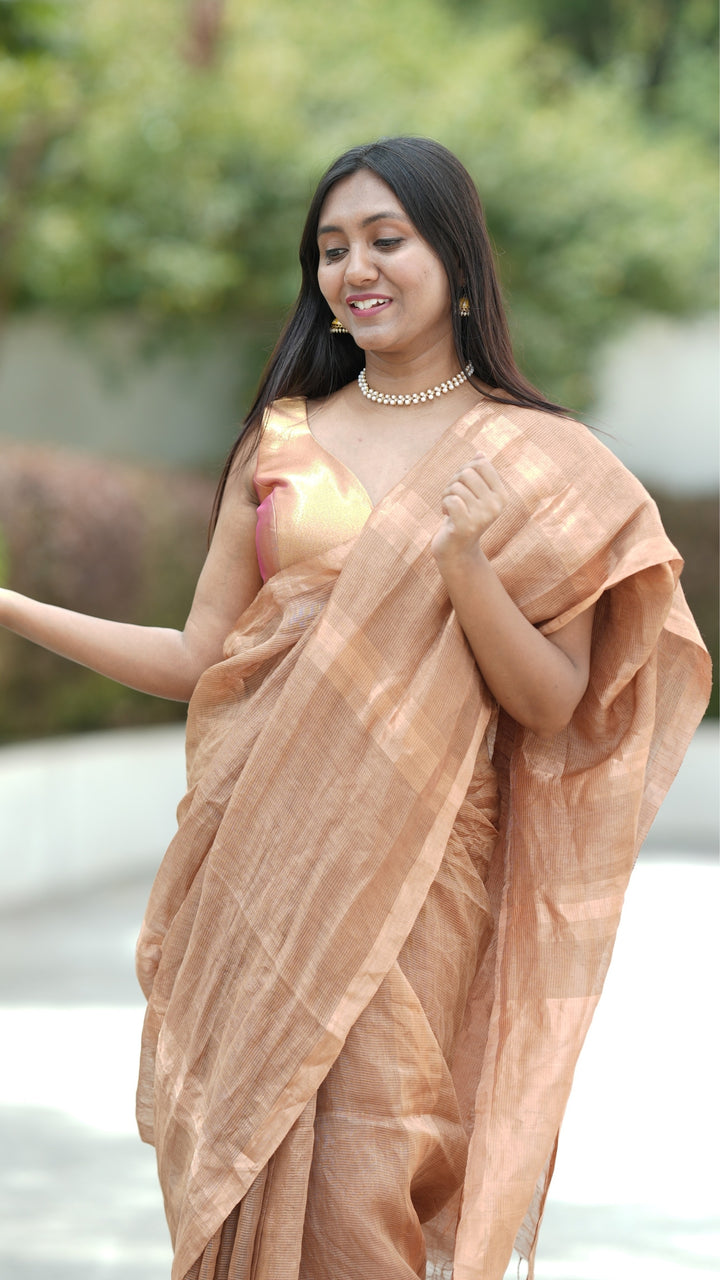 Surmayi Linen Silk (Saree)