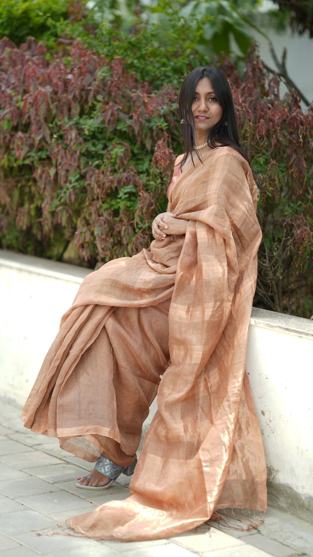 Surmayi Linen Silk (Saree)