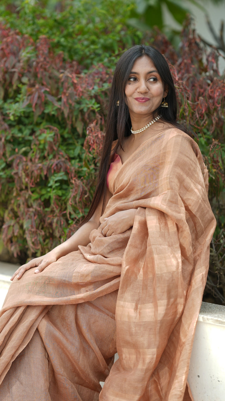 Surmayi Linen Silk (Saree)