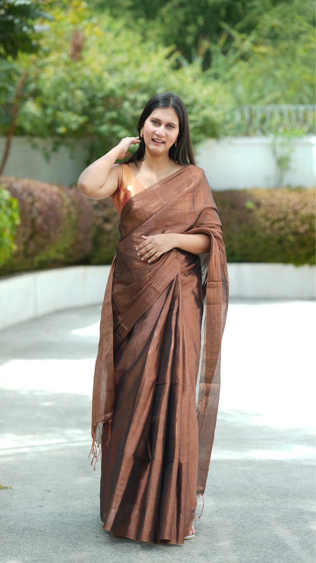 Taamra Tara Tissue (Saree)