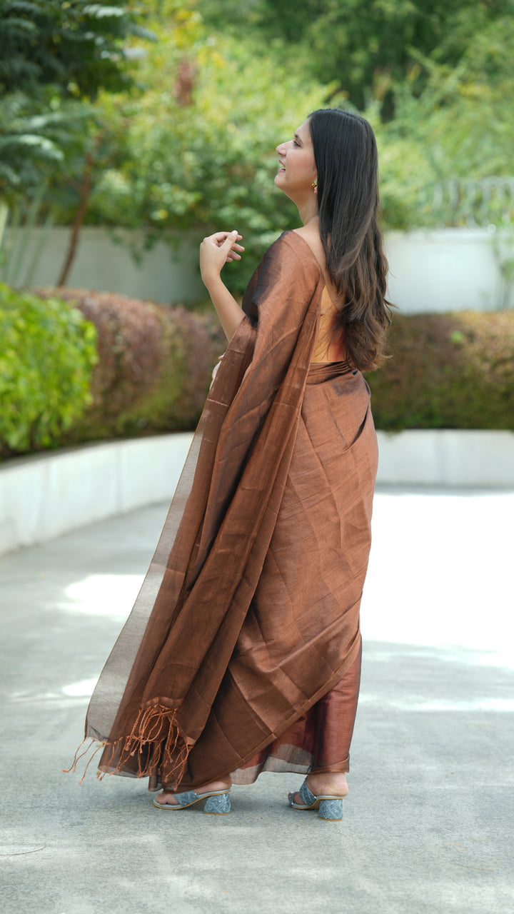 Taamra Tara Tissue (Saree)