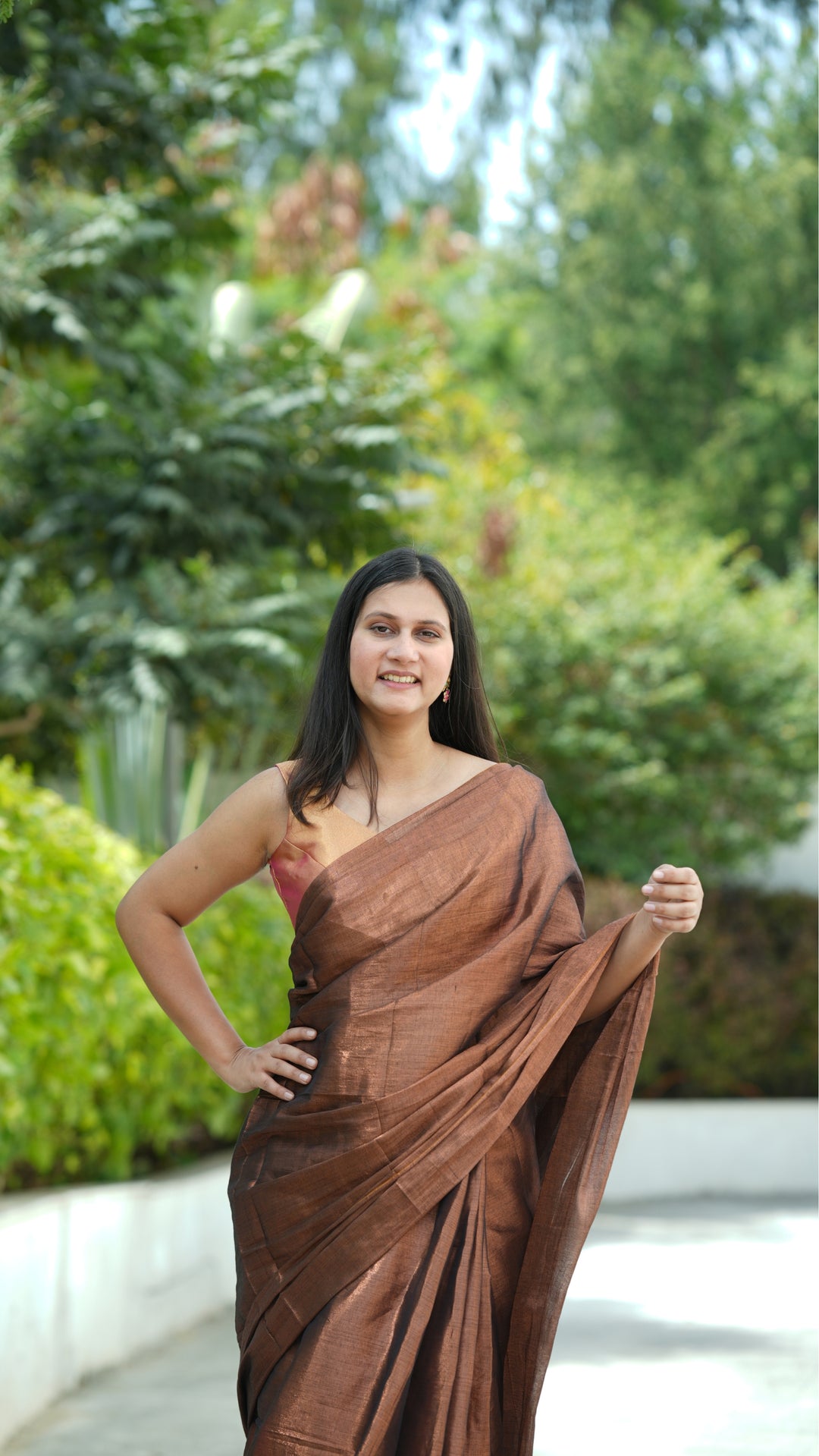 Taamra Tara Tissue (Saree)