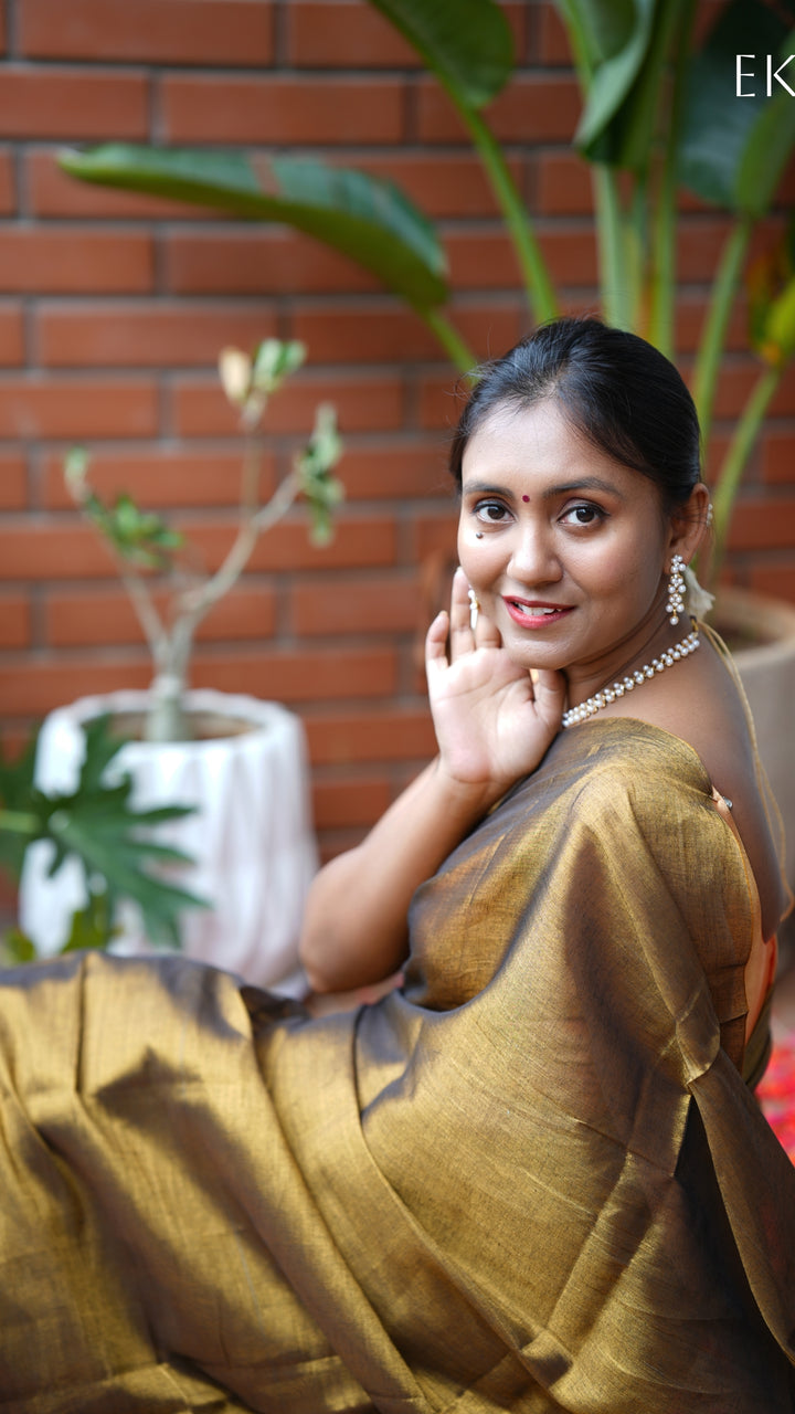 Tamrangi Tissue (Saree)