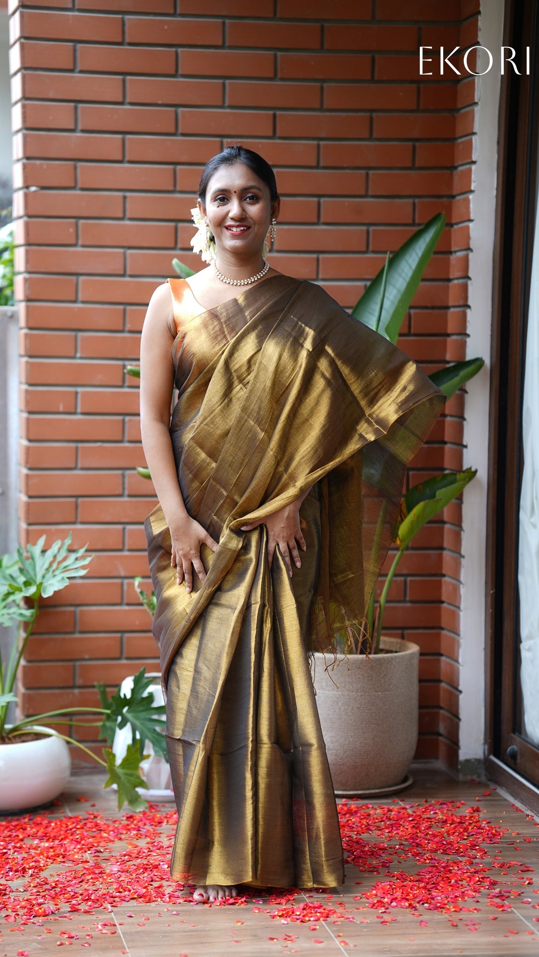 Tamrangi Tissue (Saree)