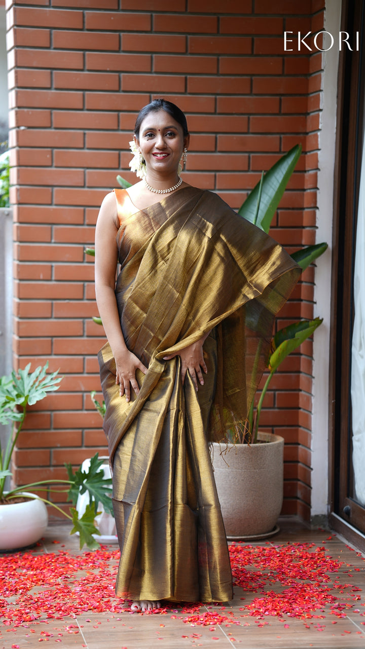 Tamrangi Tissue (Saree)