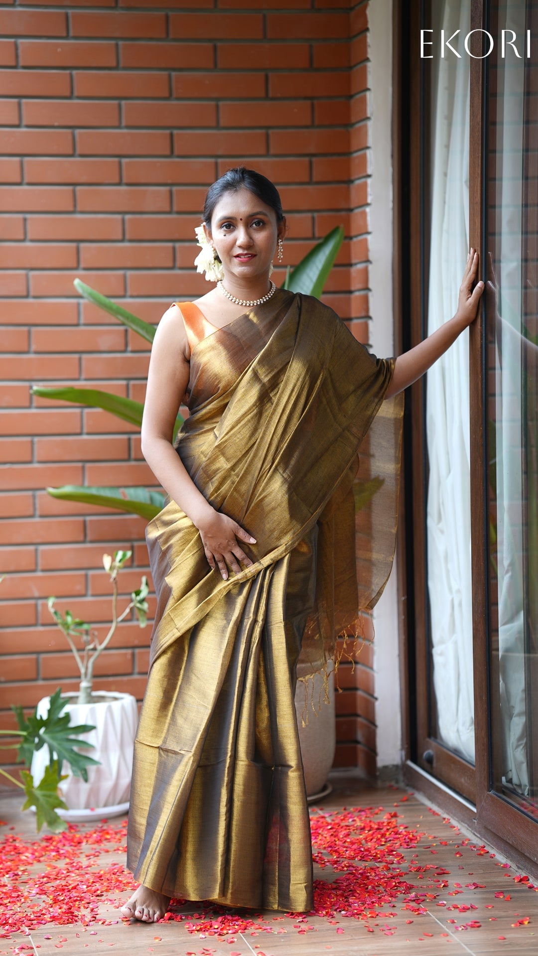 Tamrangi Tissue (Saree)