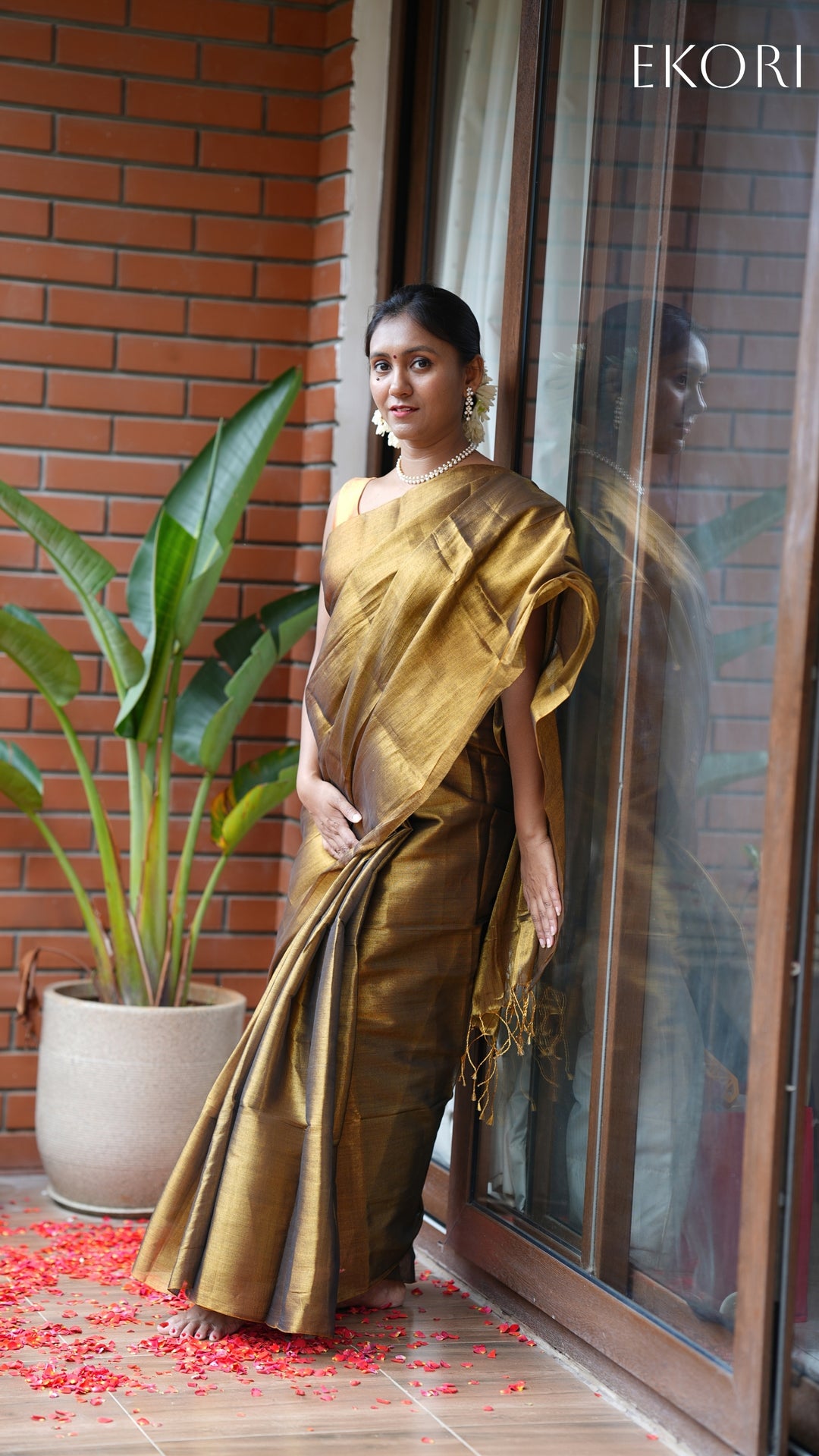 Tamrangi Tissue (Saree)